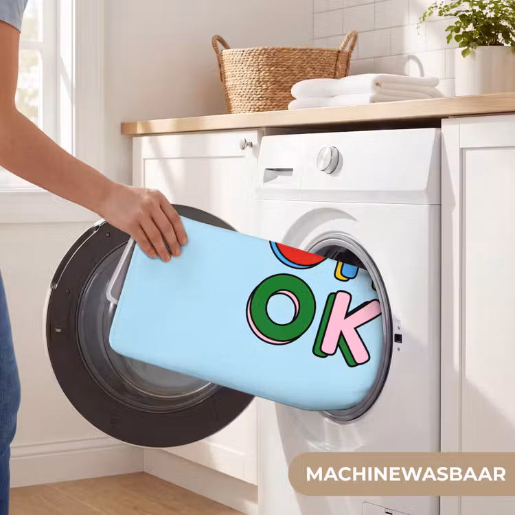 Badmat - Oh ok - Blauw - Kleurrijk — 7