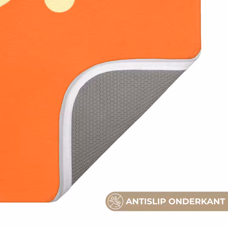 Badmat - Oranje - Gebroken wit - Nice — 3