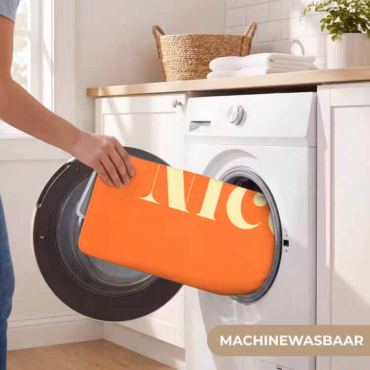 Badmat - Oranje - Gebroken wit - Nice — 7
