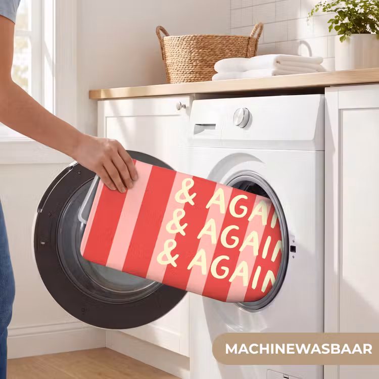 Badmat - Strepen - Rood - Try again — 7