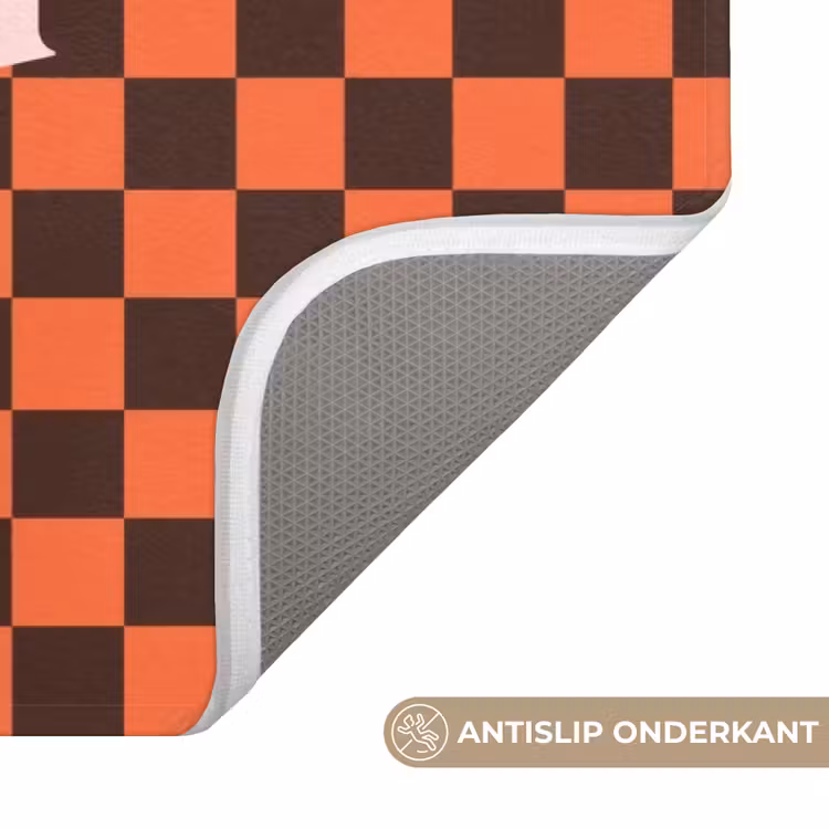 Badmat - Tequila texted you - Glas - Vierkanten - Oranje — 3