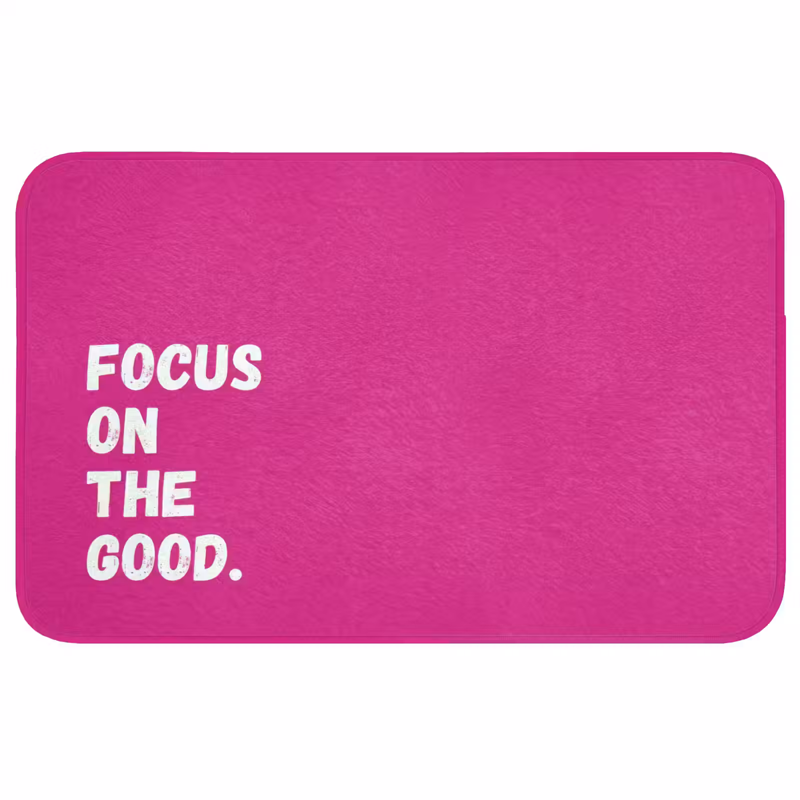 Badmat - Focus on the good - Roze - Simple — 1
