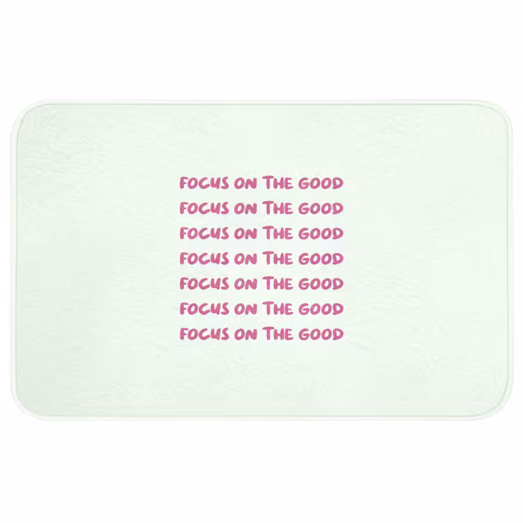 Badmat - Focus on the good - Roze — 1