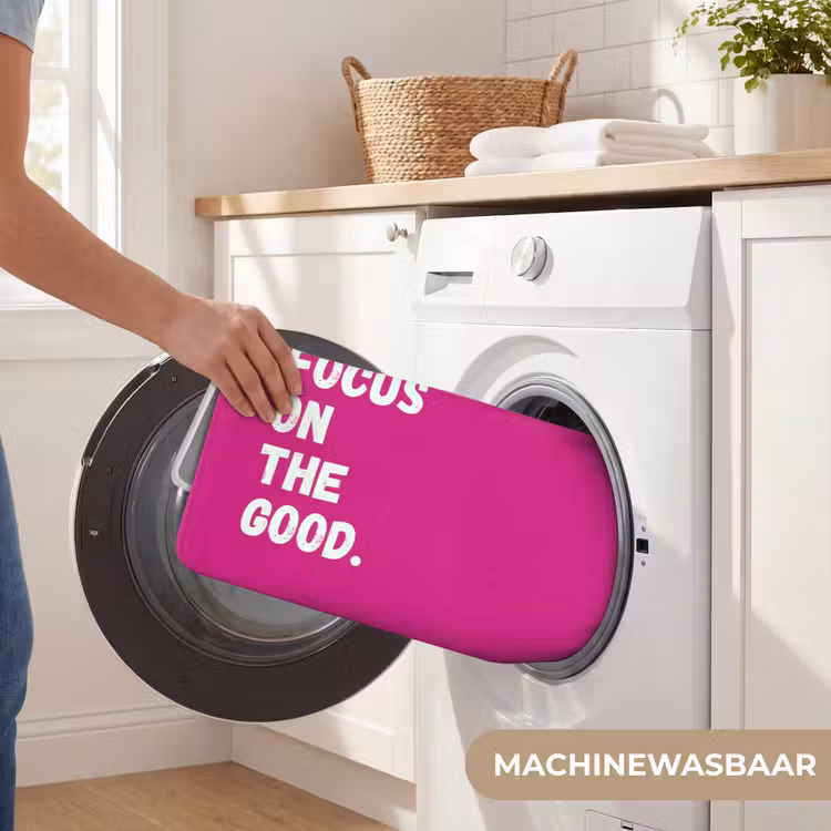 Badmat - Focus on the good - Roze - Simple — 7