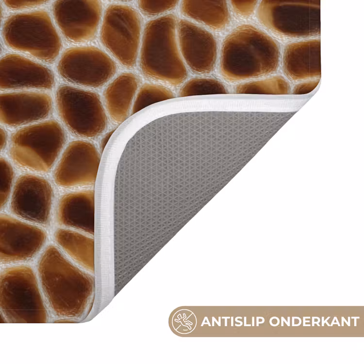 Badmat - Schildpad - Bruin - Patroon — 3