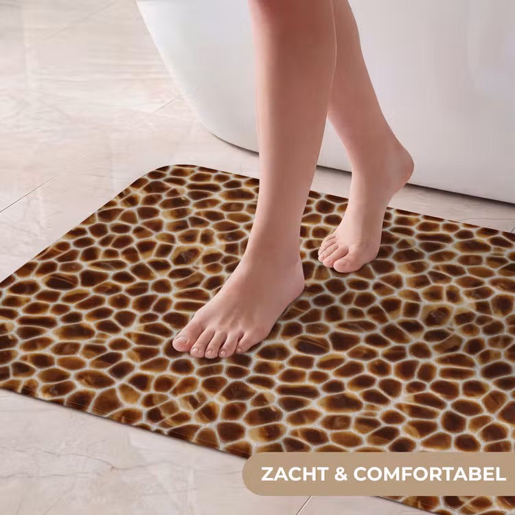 Badmat - Schildpad - Bruin - Patroon — 5