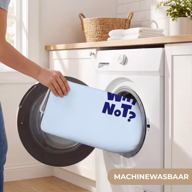 Badmat - Why not - Blauw - Licht blauw - Quote — 7