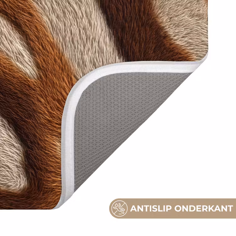 Badmat - Zebra - Bruin - Patroon — 3