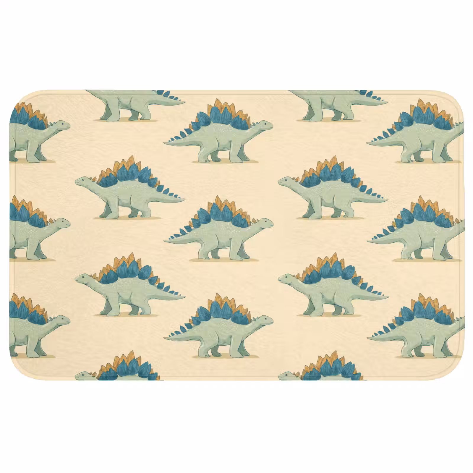 Badmat - Dino - Patroon - Groen — 1