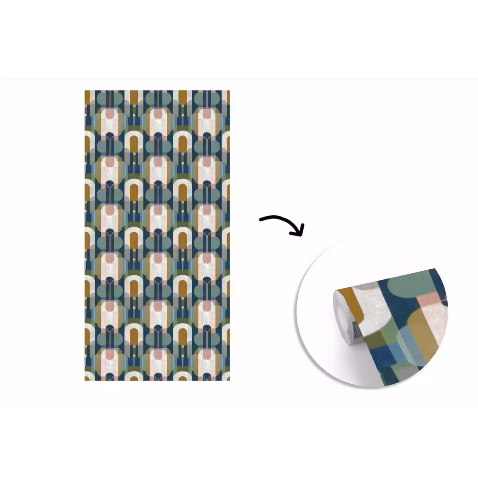 Behang - Geografisch - Modern - Kleurrijk — 1