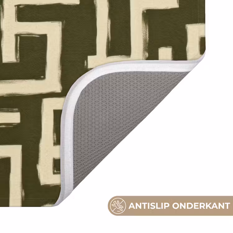 Badmat - Abstract - Lijnen - Groen — 3