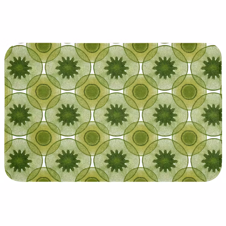 Badmat - Cirkels - Patroon - Groen — 1
