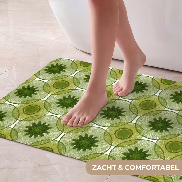 Badmat - Cirkels - Patroon - Groen — 5