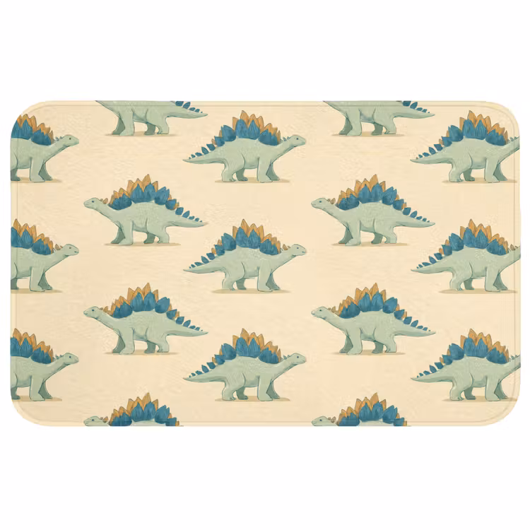 Badmat - Dino - Patroon - Groen — 1