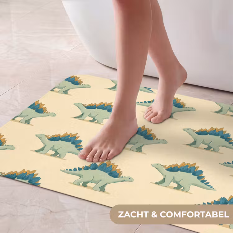 Badmat - Dino - Patroon - Groen — 5