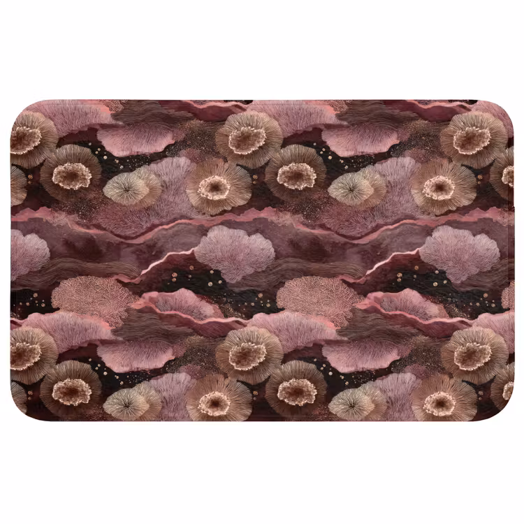 Badmat - Koraal - Organisch - Roze — 1