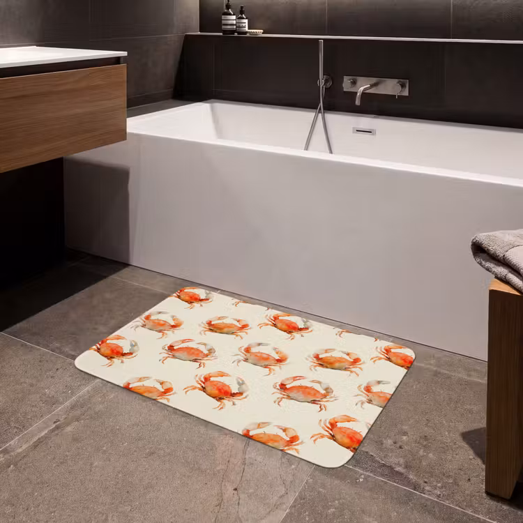 Badmat - Krabben - Patroon - Oranje — 4