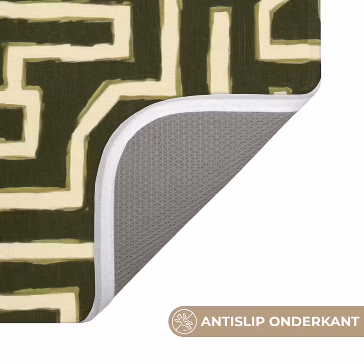 Badmat - Lijnen - Abstract - Groen — 3