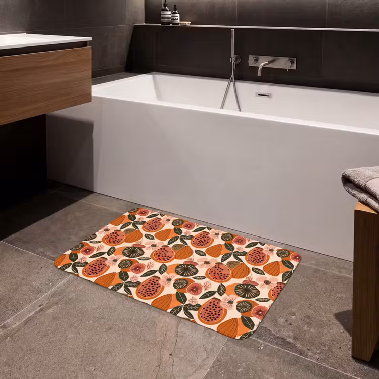 Badmat - Papaja - Bloesem - Oranje — 4