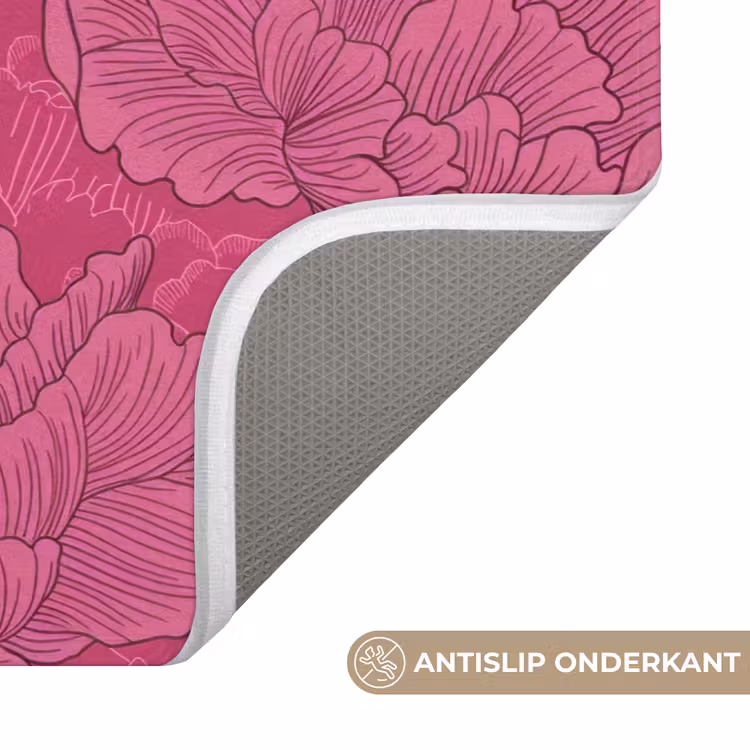 Badmat - Pioenrozen - Energiek - Roze — 3