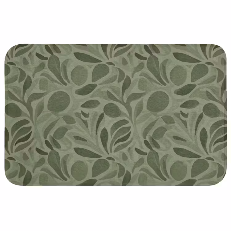 Badmat - Sereen - Bladeren - Groen — 1
