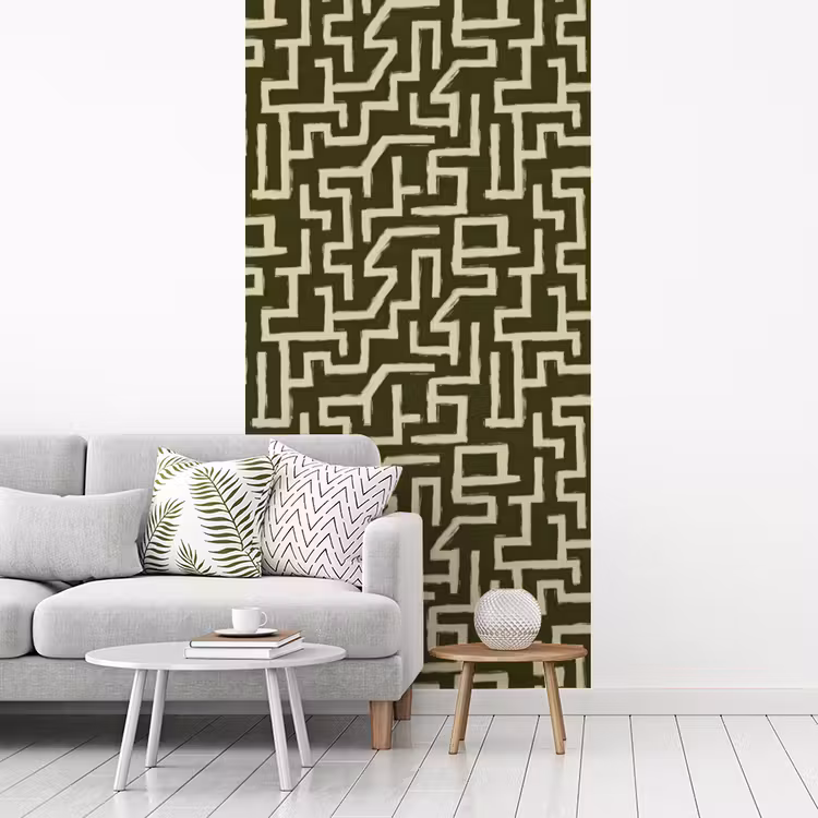 Behang - Abstract - Lijnen - Groen — 3