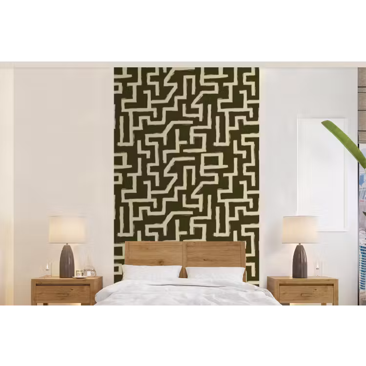 Behang - Abstract - Lijnen - Groen — 5