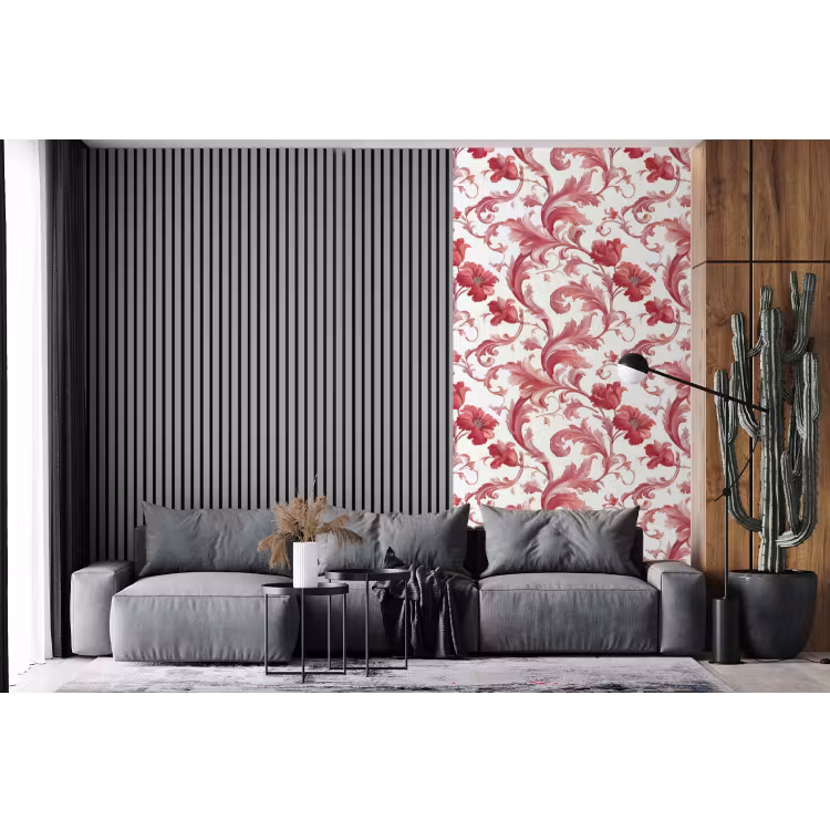 Behang - Barok - Patroon - Rood — 2