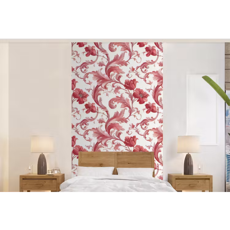 Behang - Barok - Patroon - Rood — 5