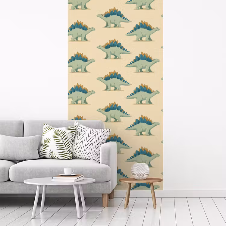 Behang - Dino - Patroon - Groen — 3