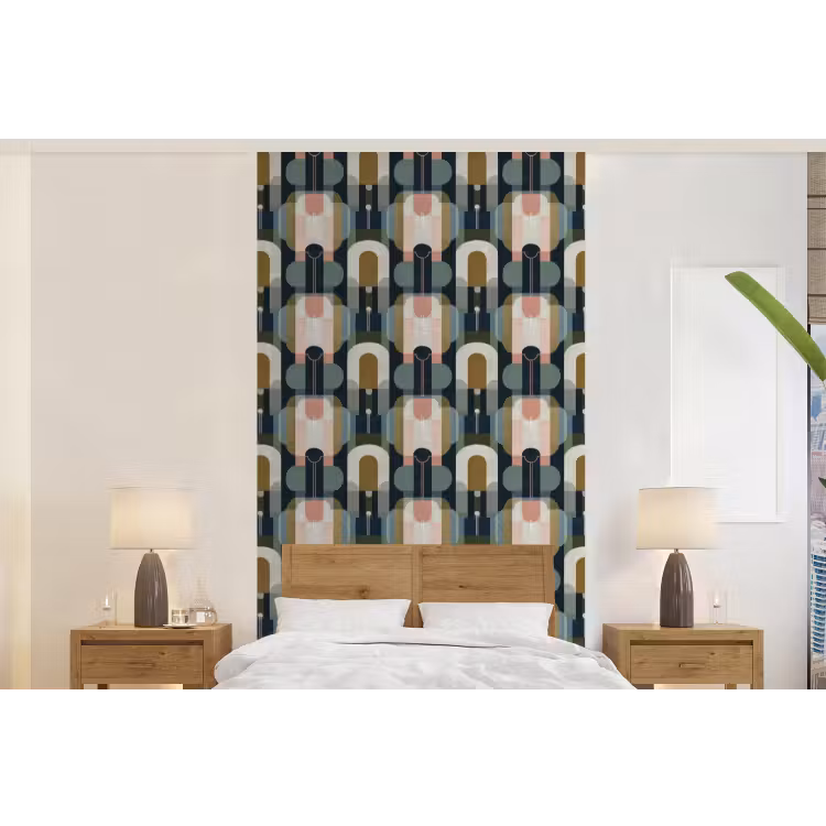 Behang - Geografisch - Modern - Kleurrijk — 5