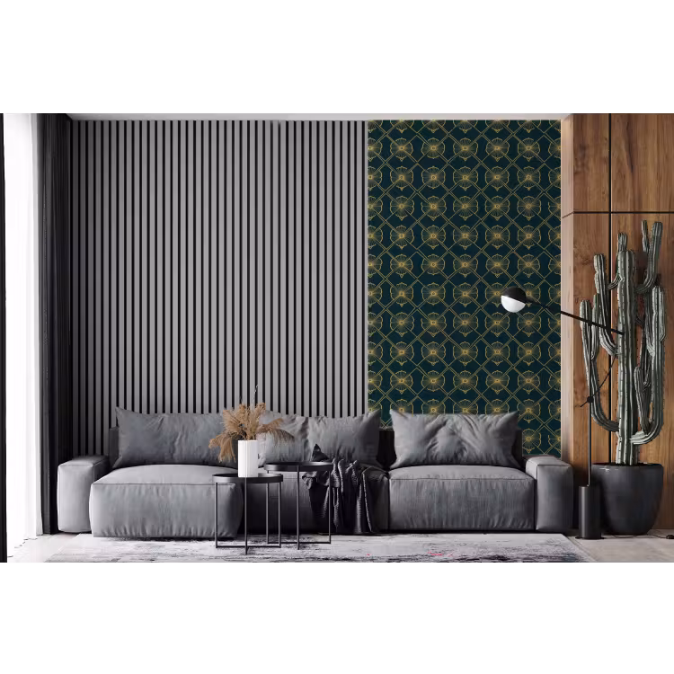 Behang - Geometrisch - Elegant - Groen — 2