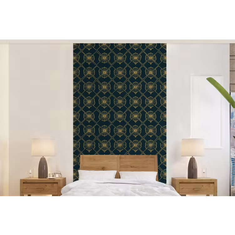 Behang - Geometrisch - Elegant - Groen — 5