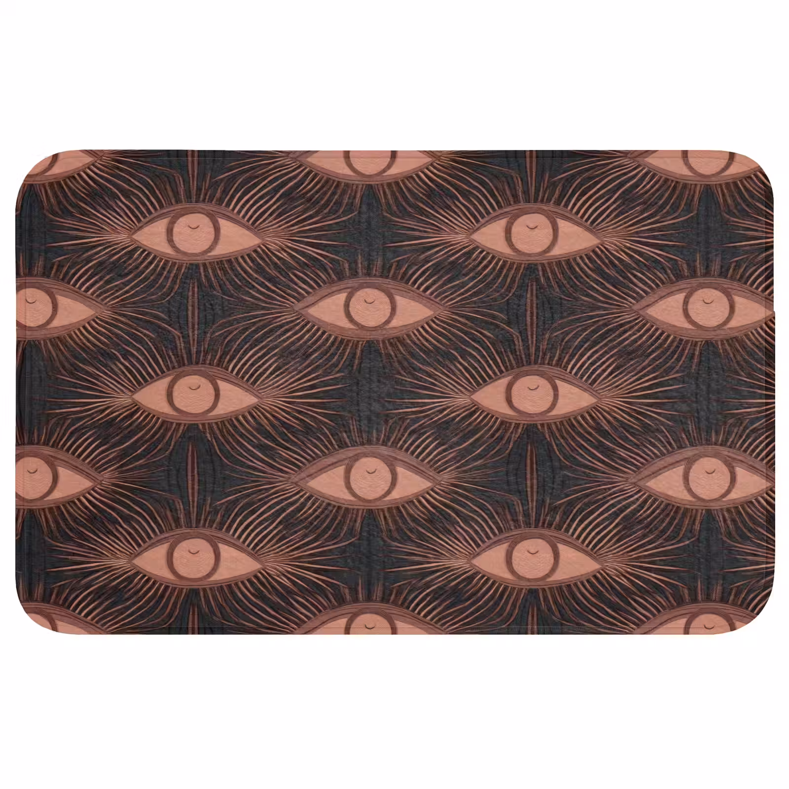 Badmat - Boheems - Oog - Bruin — 1