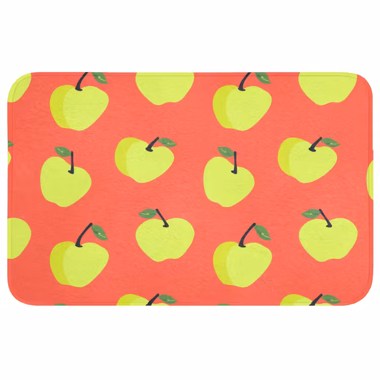 Badmat - Appels - Modern - Groen — 1