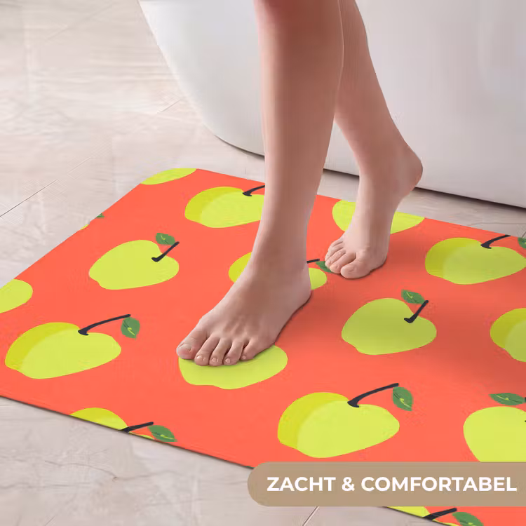 Badmat - Appels - Modern - Groen — 5