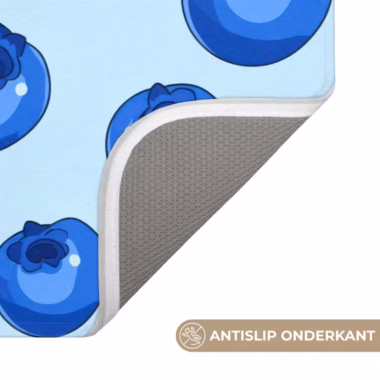 Badmat - Bessen - Modern - Blauw — 3