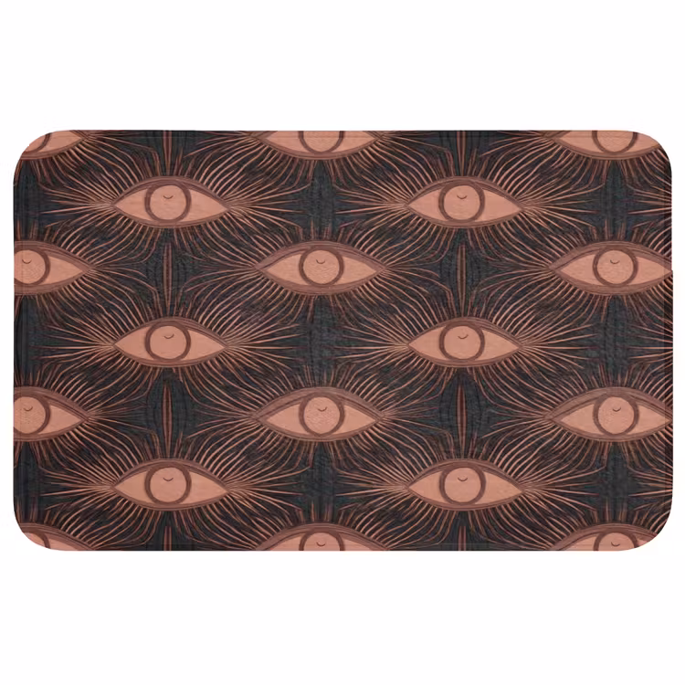 Badmat - Boheems - Oog - Bruin — 1