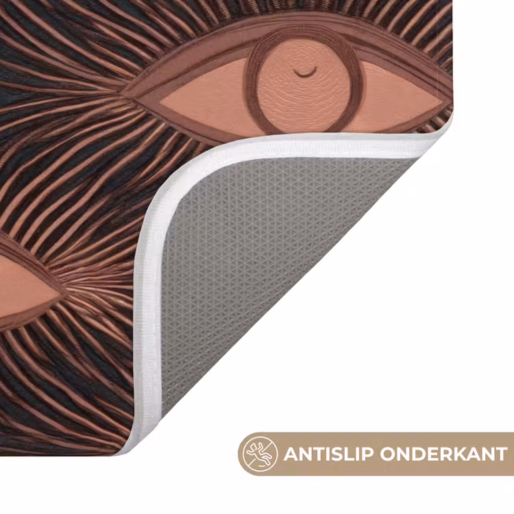 Badmat - Boheems - Oog - Bruin — 3