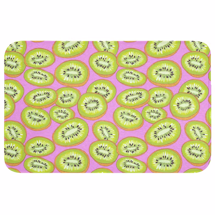 Badmat - Kiwi - Speels - Groen — 1