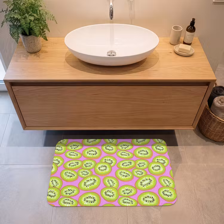 Badmat - Kiwi - Speels - Groen — 2
