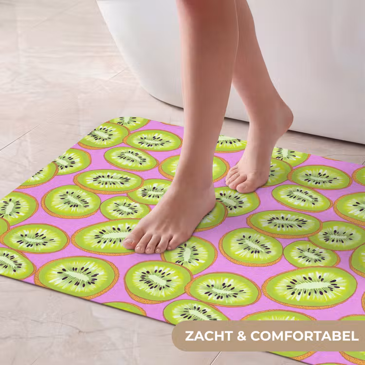 Badmat - Kiwi - Speels - Groen — 5