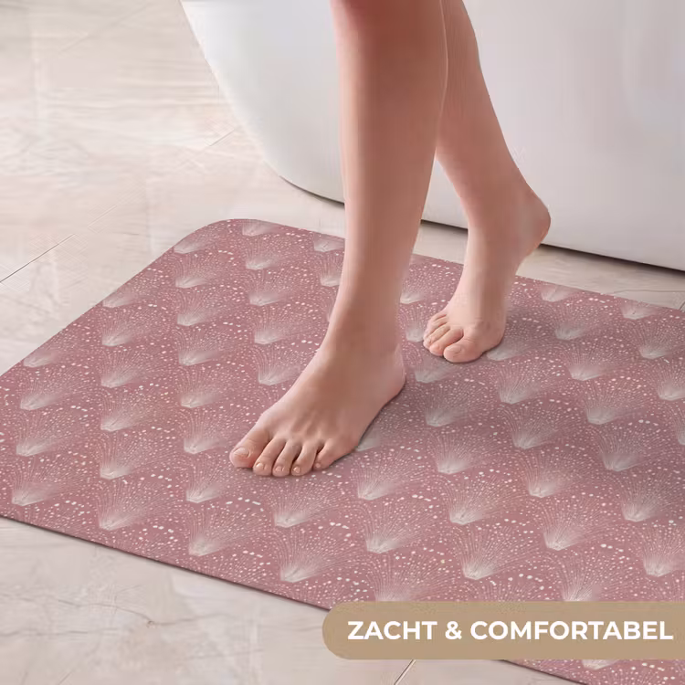 Badmat - Trendy - Patroon - Roze — 5