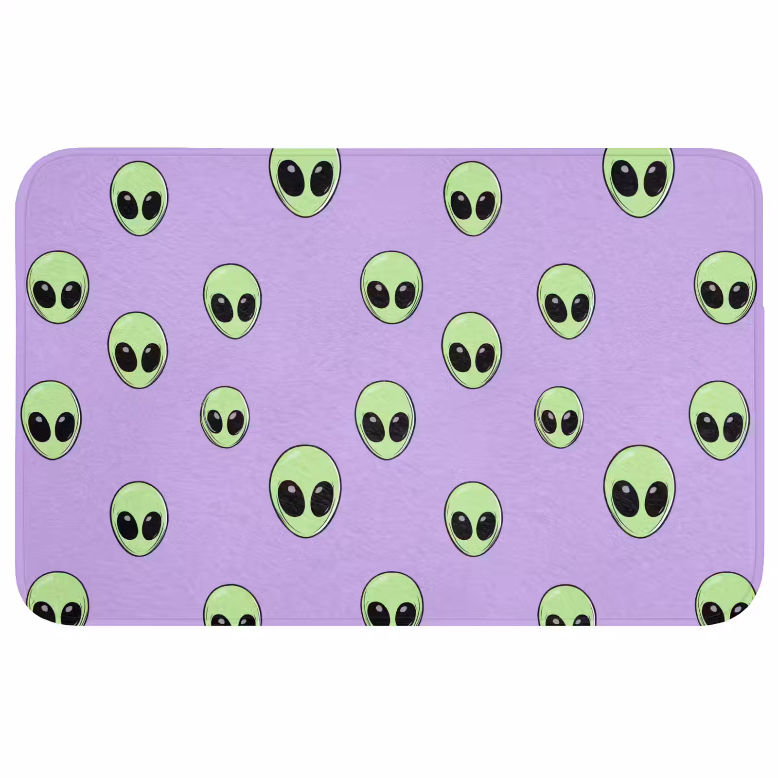 Badmat - Alien - Retro - Lila — 1