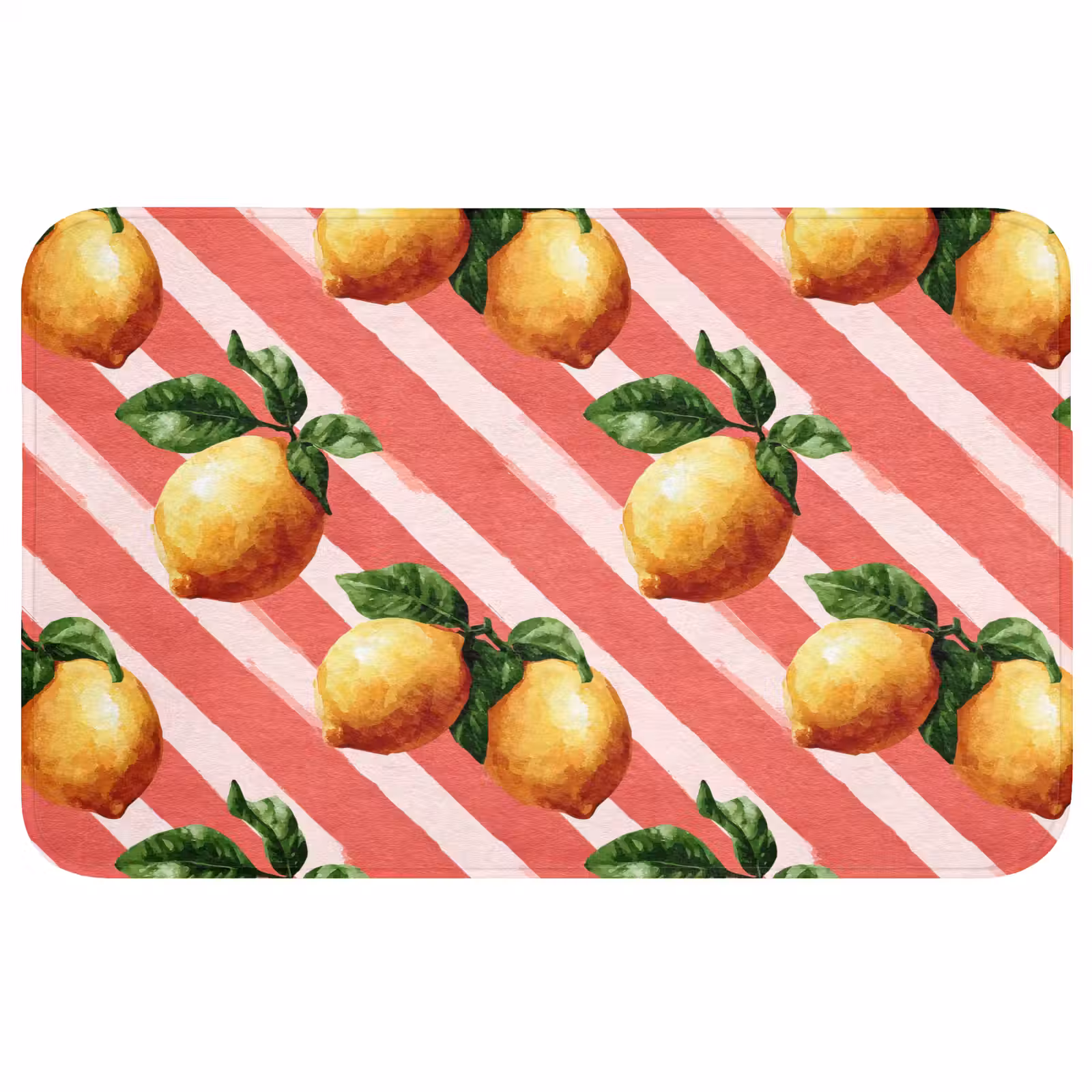 Badmat - Citroen - Geïllustreerd - Oranje — 1
