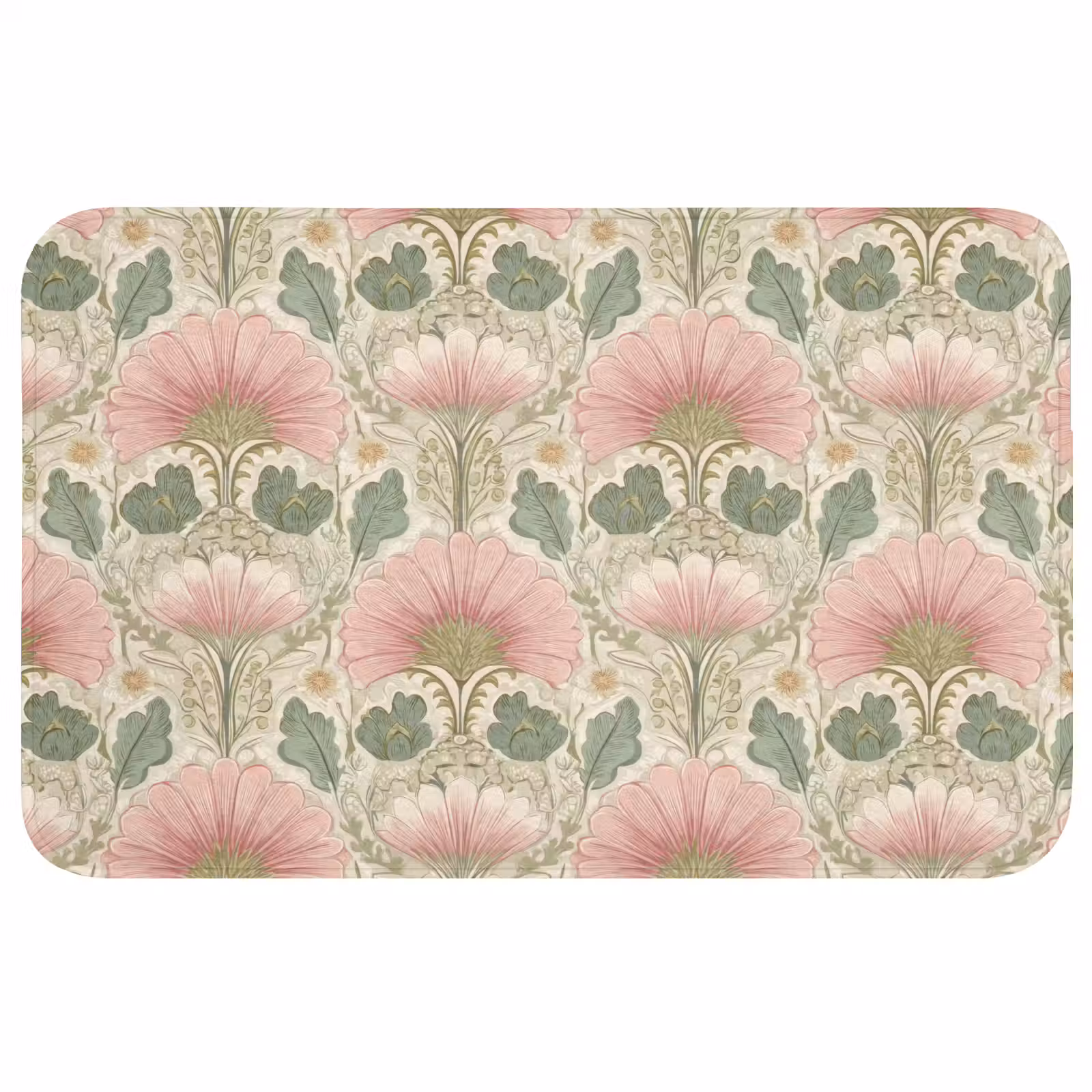 Badmat - Klassiek - Patroon - Roze — 1