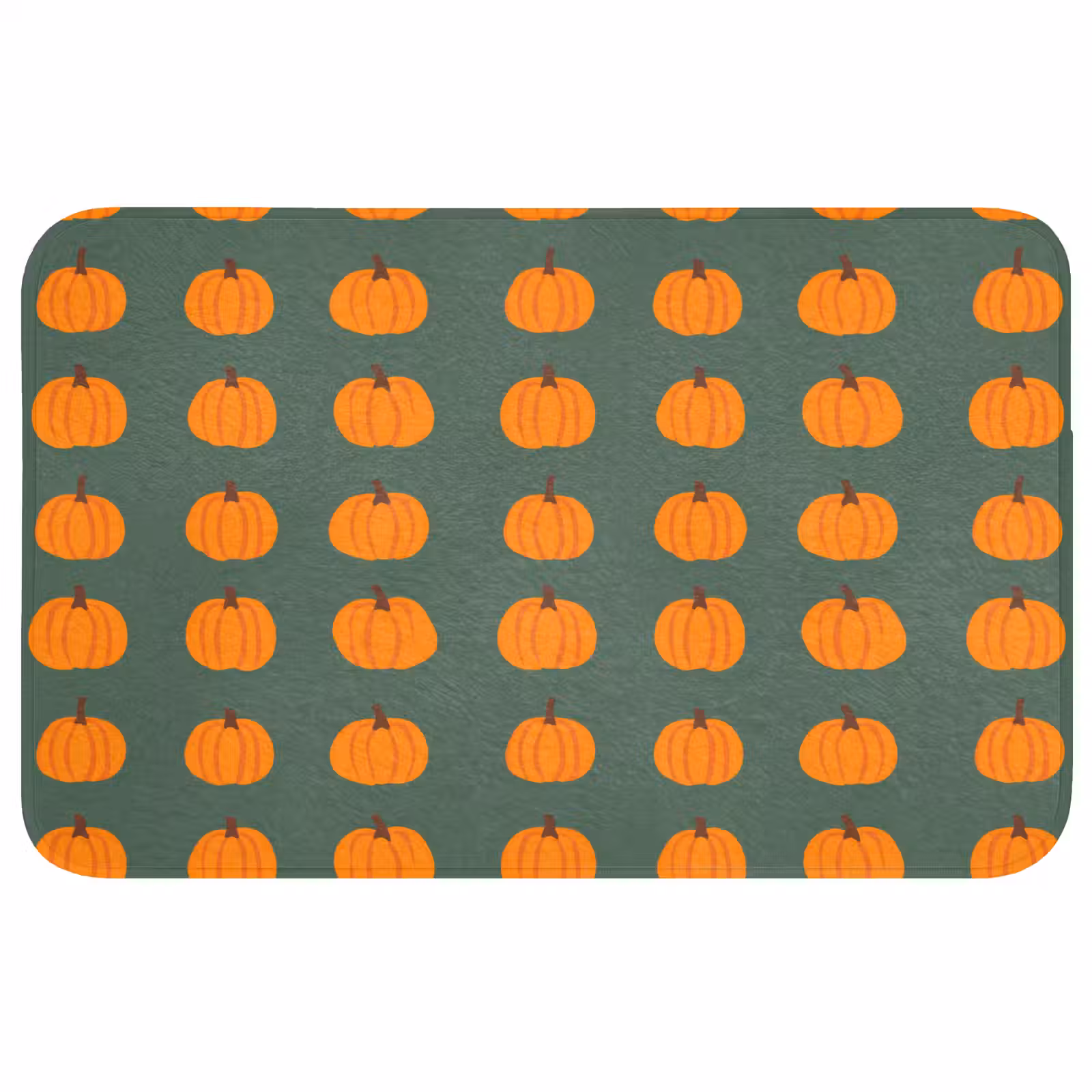 Badmat - Pompoen - Patroon - Oranje — 1
