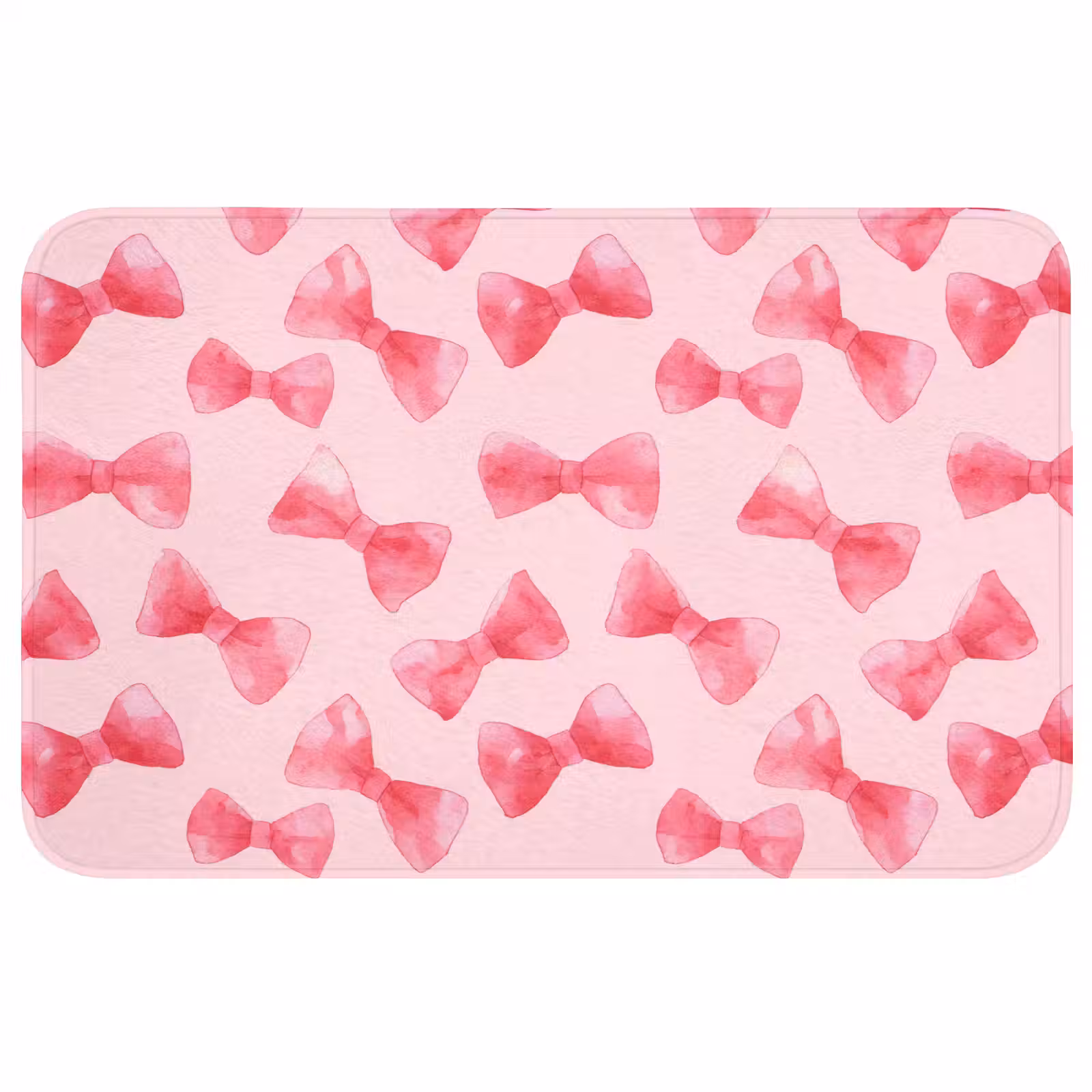 Badmat - Strikken - Aquarel - Roze — 1