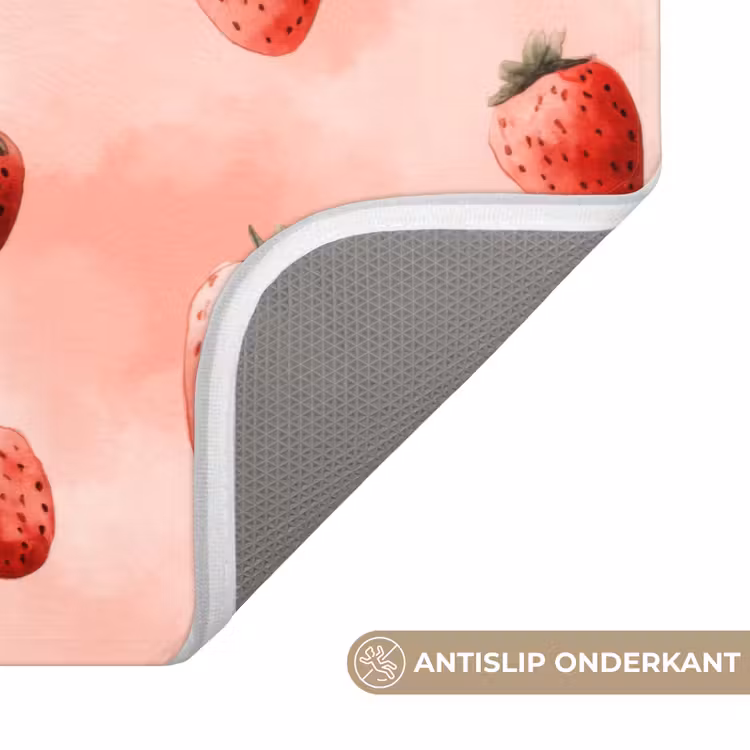 Badmat - Aardbei - Patroon - Roze — 3