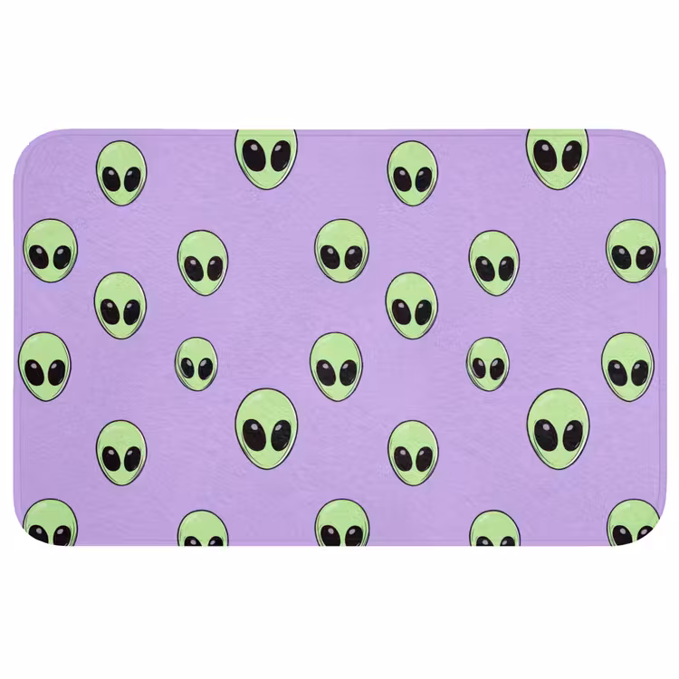 Badmat - Alien - Retro - Lila — 1